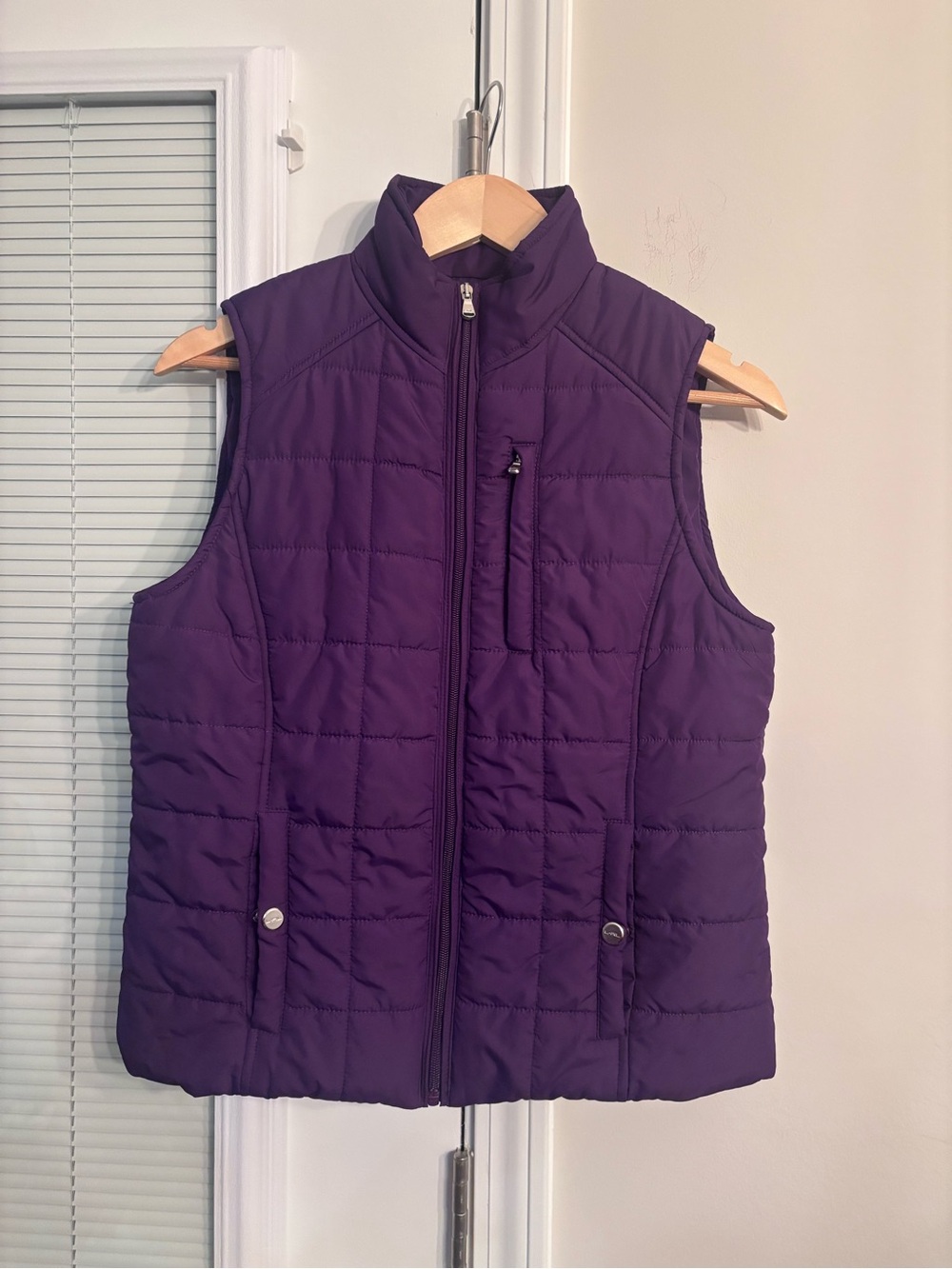Ralph Lauren Quilted Sleeveless Vest - Deep Purple